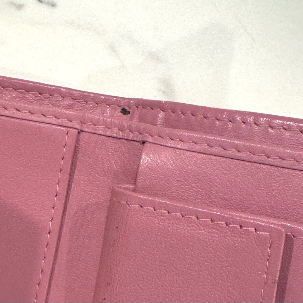 Stingray Trifold Wallet Ombre Lavender Pink Stripes Card Coin Holder - Picture 13 of 13